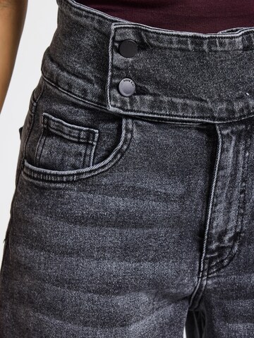 IT'S BASIC Wide leg Jeans 'Palazzo Mid Rise Jeans (Lenght 32)' in Grijs