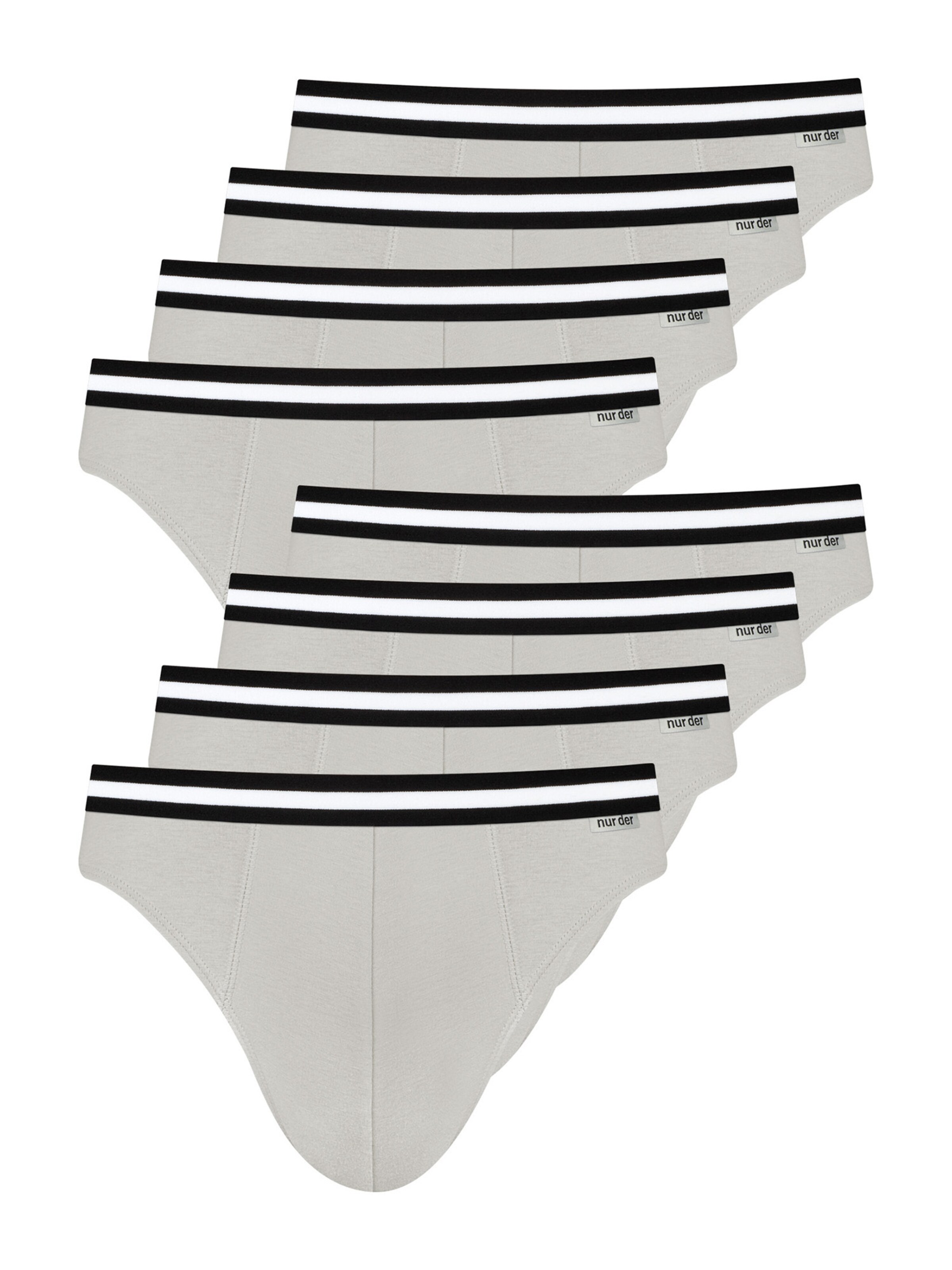 Nur Die Slip in Grau: Vorderseite