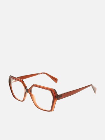 Lunettes de soleil 'Liu Jo LJ2844 Cherry 54/15/140 WOMAN Eyewear Frame' Liu Jo en marron : devant
