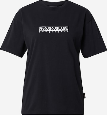 T-shirt NAPAPIJRI en noir : devant