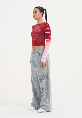 Ed Hardy Shirt in Rot