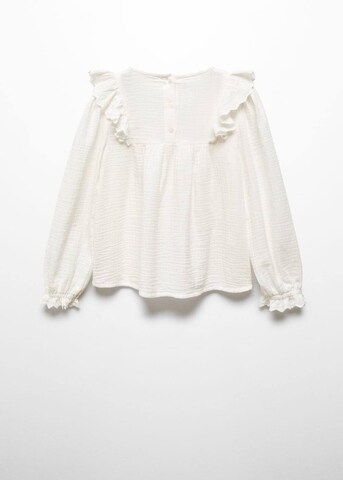 MANGO KIDS Bluse 'Teresa' in Weiß