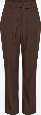 Pantalon 'Bosella' PIECES en marron : devant