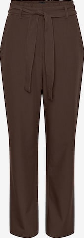 PIECES Trousers 'Bosella' in Brown: front