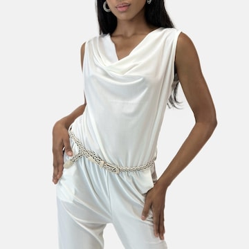 Elara Jumpsuit in White