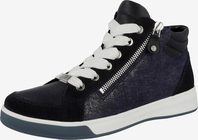 ARA Sneaker 'Rom' in nachtblau / schwarz / silber, Produktansicht