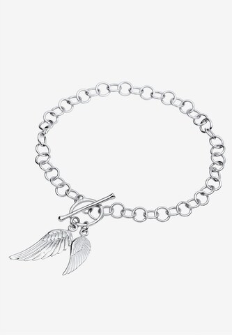ELLI Armband Bettelarmband, Flügel, Multipendants, T-Bar in Silber
