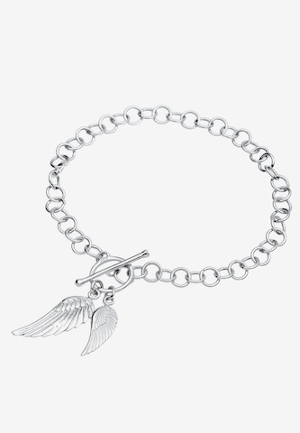 ELLI Armband Bettelarmband, Flügel, Multipendants, T-Bar in Silber