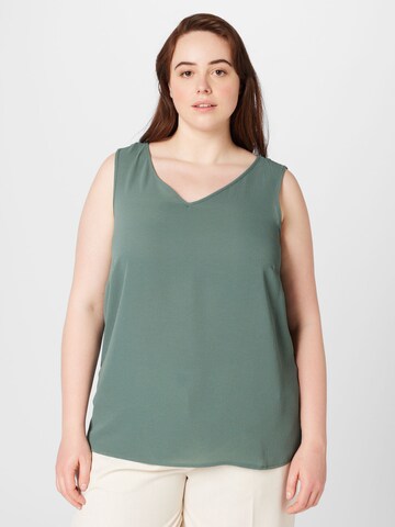 ONLY Carmakoma Top 'LUXMIE' in Green: front