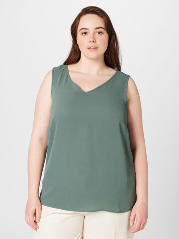 ONLY Carmakoma - Top 'LUXMIE' em verde: frente