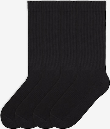 Von Jungfeld Socks 'CASUAL CLASSIC' in Black: front