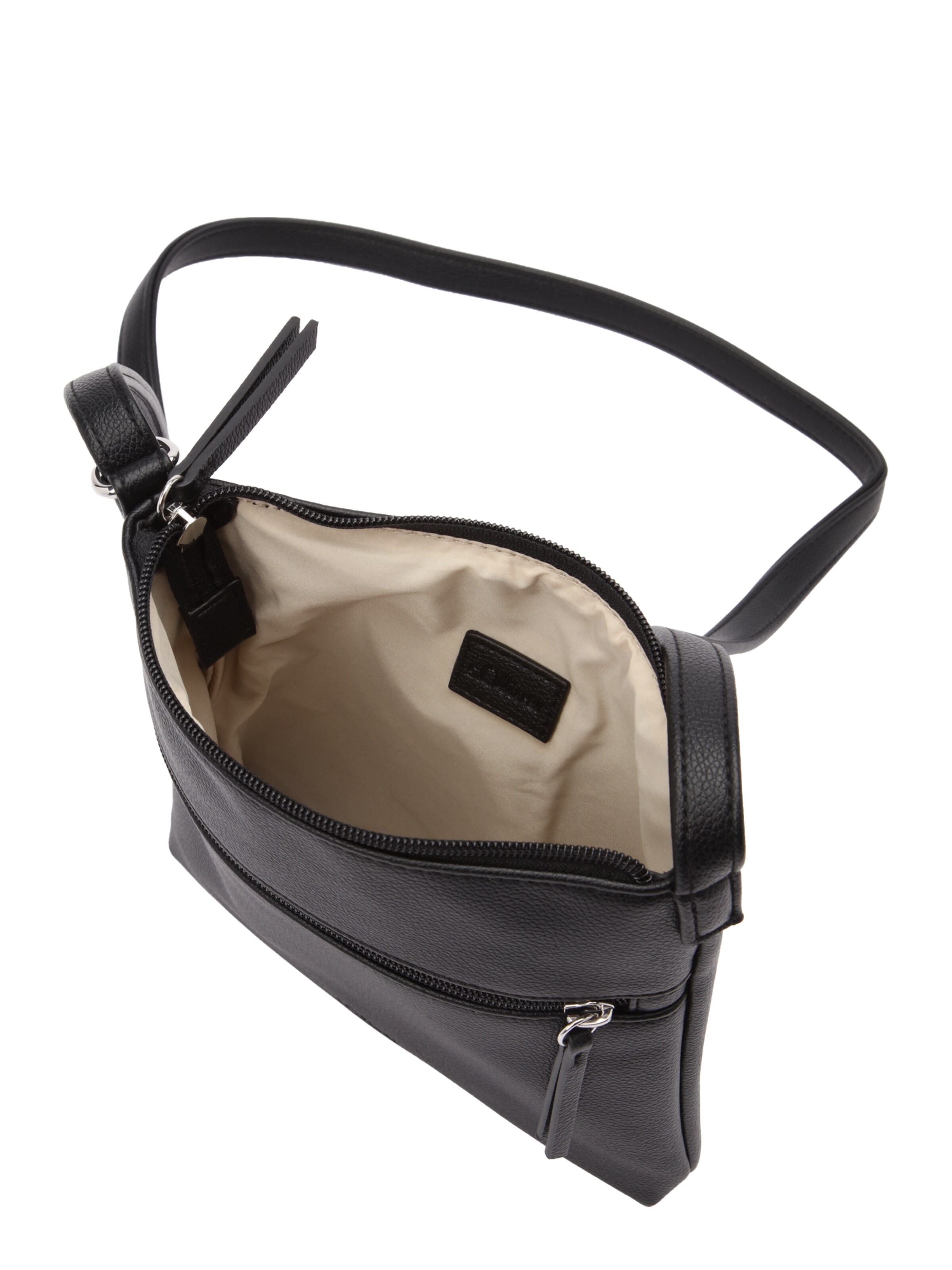 Sac à bandoulière s.Oliver en noir : au dessus