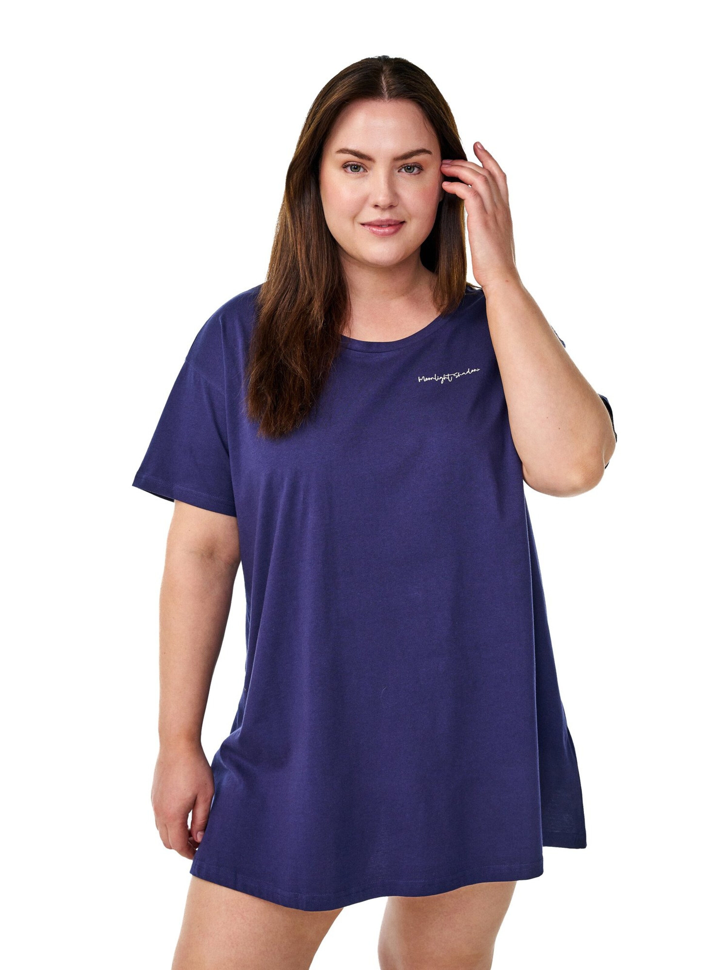 Maglietta 'Mally' di Zizzi in blu