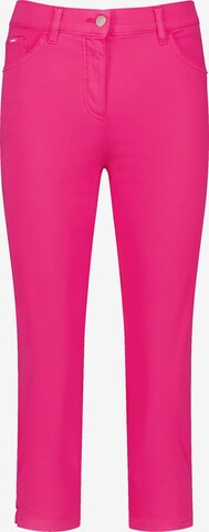 GERRY WEBER Slimfit Jeans 'Soline' in Pink: predná strana
