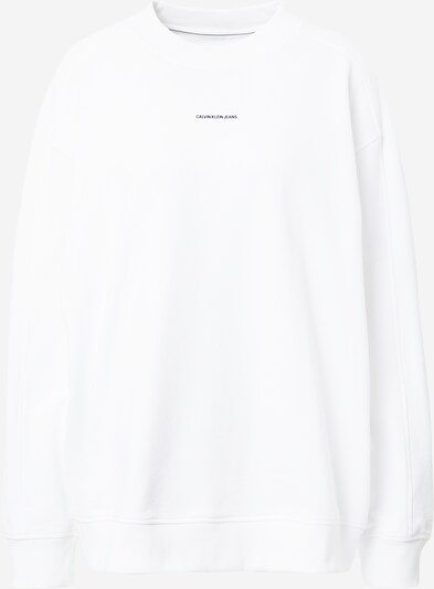 Felpa Calvin Klein Jeans Curve di colore nero / bianco, Visualizzazione prodotti