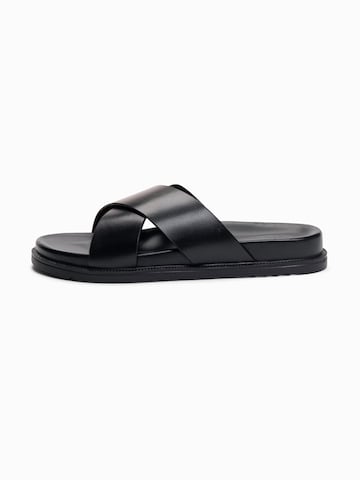 Ombre Pantolette‌‌ in Schwarz