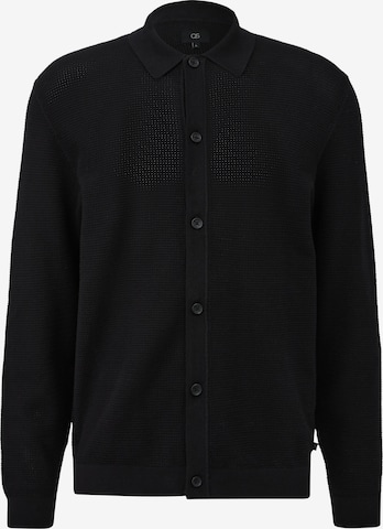 Vestes en maille QS en noir : devant