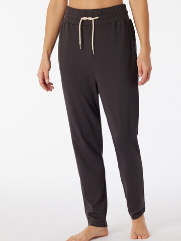 SCHIESSER Pajama Pants ' Mix & Relax ' in Grey: front