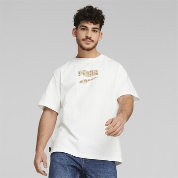 PUMA Μπλουζάκι 'DOWNTOWN' σε λευκό: μπροστά
