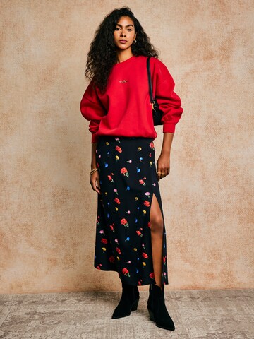 BIG STAR Sweatshirt 'MARIKA' in Rood