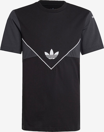 ADIDAS ORIGINALS Shirt 'Adicolor' in Schwarz: predná strana