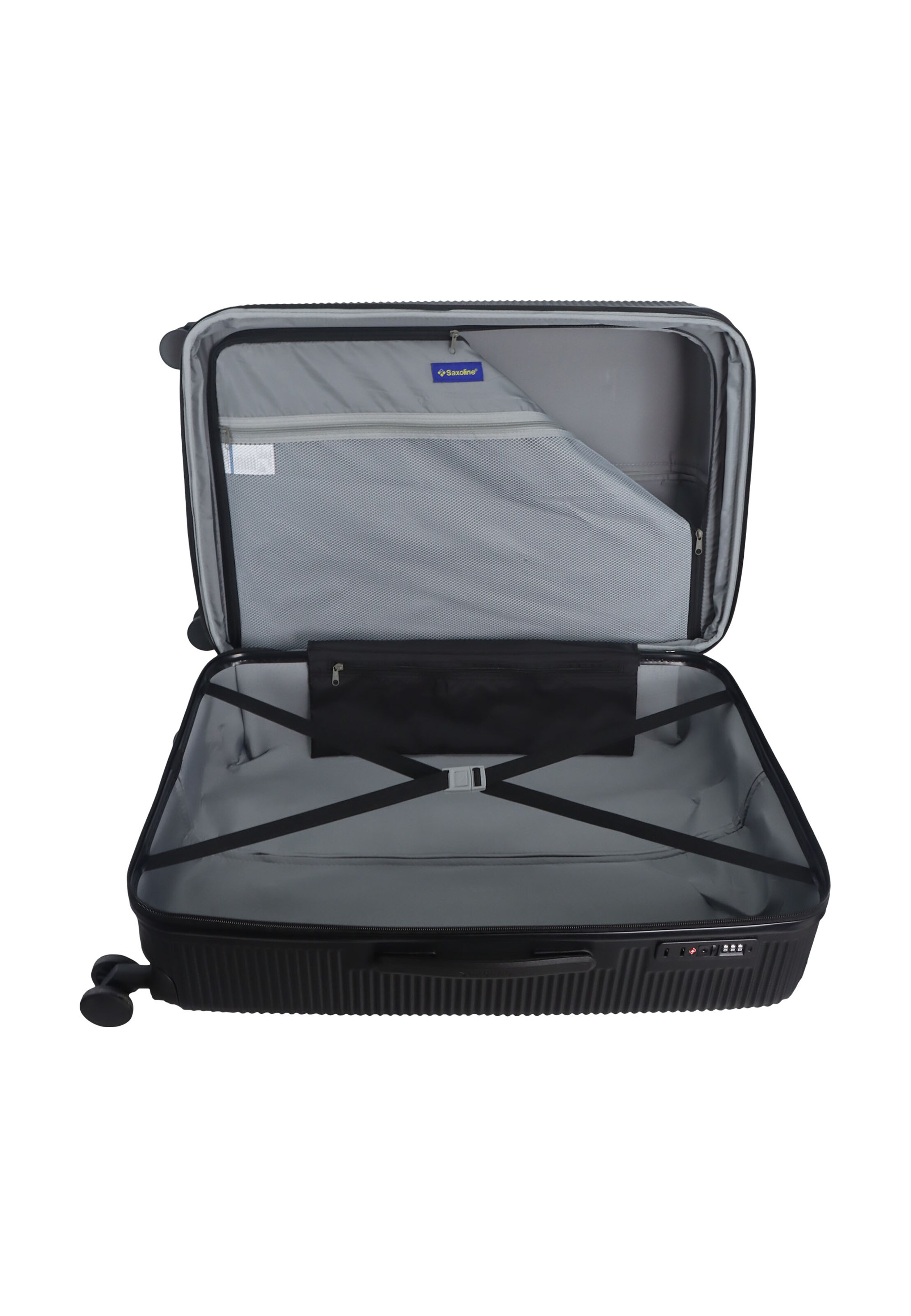 Saxoline Suitcase 'Twist' in Black