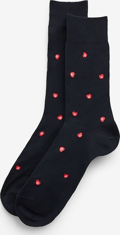 IUMAN Intimissimi Uomo Socks in Black: front