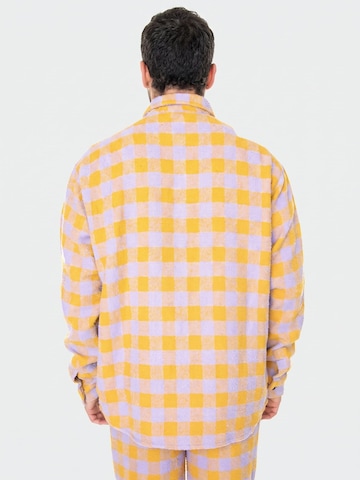 DICKIES Comfort Fit Hemd 'OC x Tweed' in Gelb