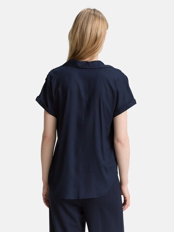TOM TAILOR Blouse in Blauw