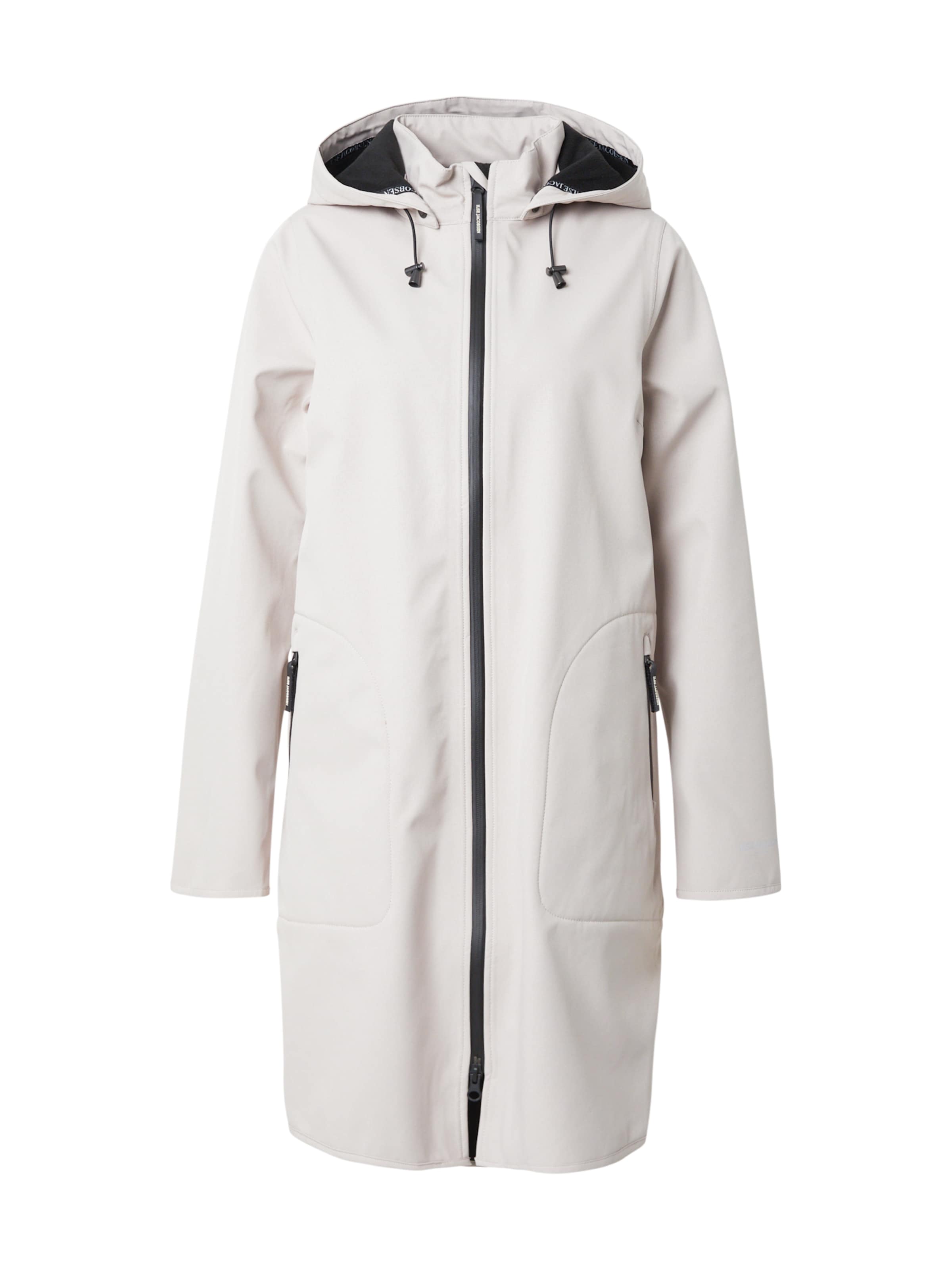 ILSE JACOBSEN Weatherproof jacket 'Rain 128' in Grey: front