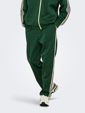 regular Pantaloni 'ONSRiber' di Only & Sons in verde: frontale