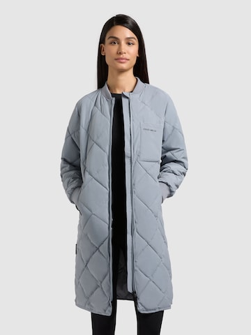 Manteau mi-saison 'YMAL2 ' khujo en bleu : devant