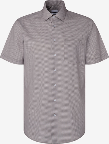 SEIDENSTICKER Zakelijk overhemd in Bruin: voorkant