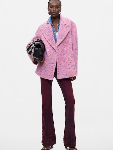 Desigual Přechodný kabát – pink