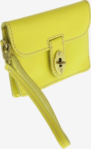 FOSSIL Small Leather Goods in One size in Yellow: front