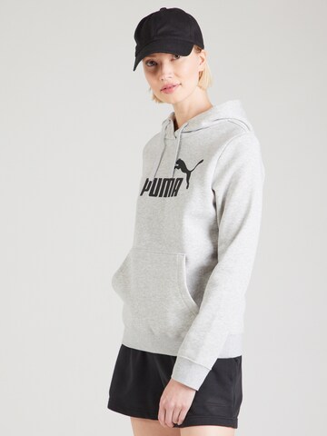 PUMA Sport sweatshirt 'ESS No. 1' i grå: framsida