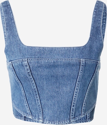 Tommy Jeans Top in Blue: front