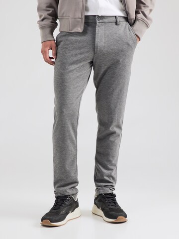 JACK & JONES Slim fit Chino trousers 'JPRCCMARCO JJADRIAN' in Grey: front