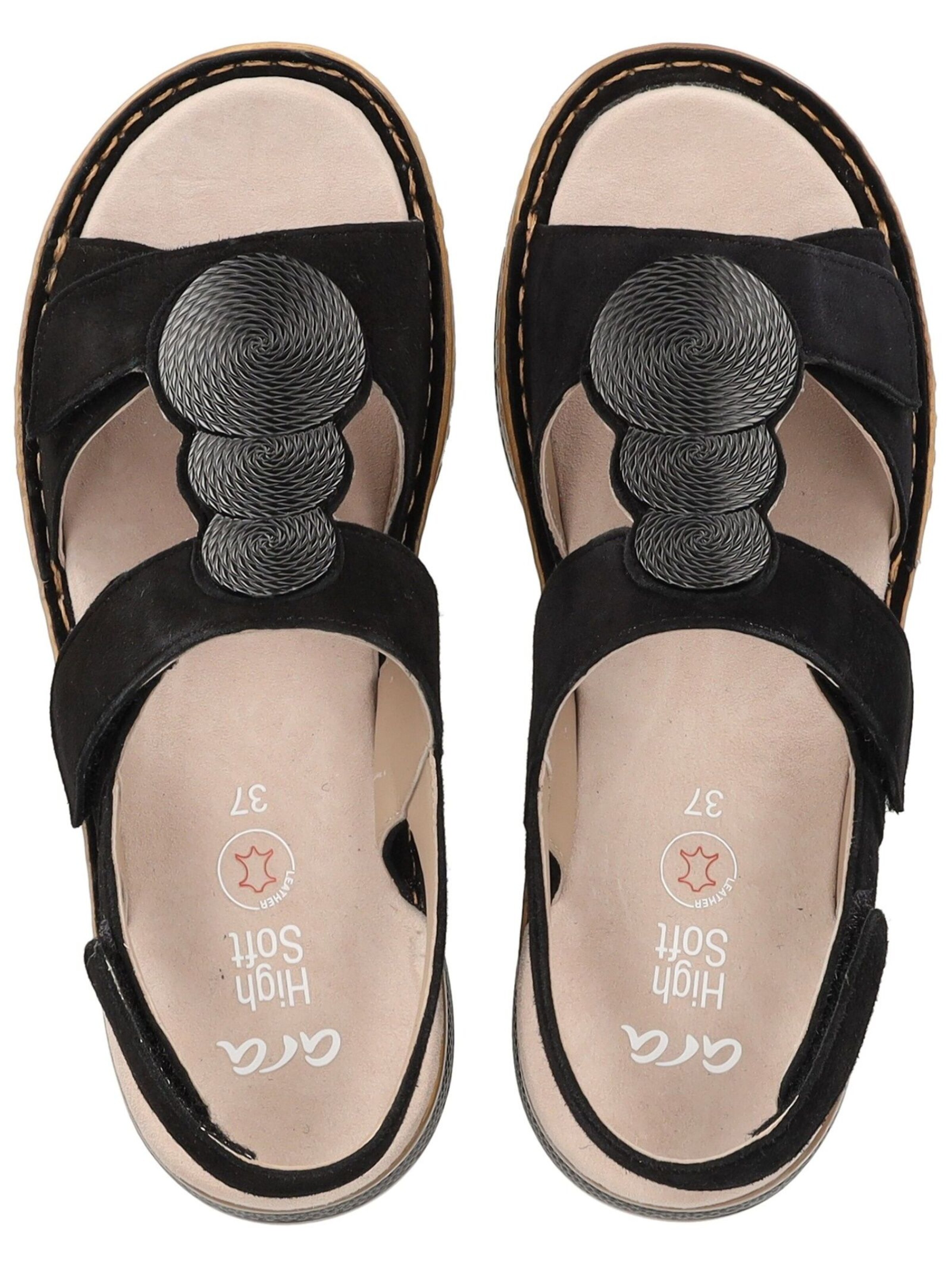 ARA Strap Sandals in Black