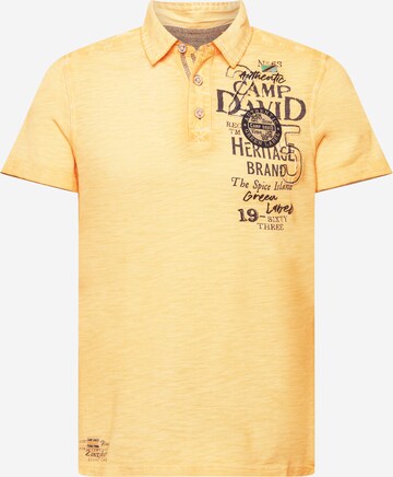 CAMP DAVID Shirt in Geel: voorkant