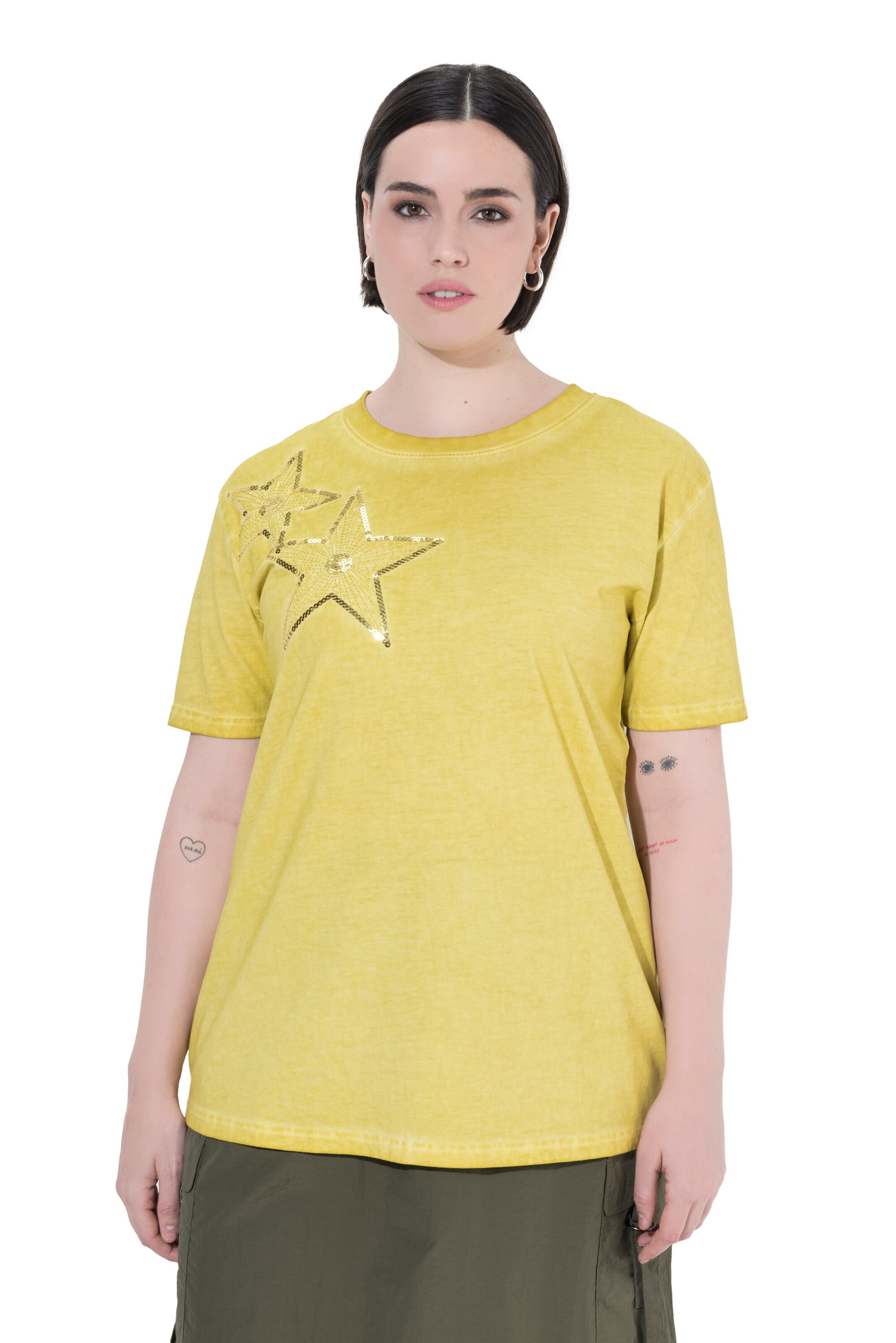 Ulla Popken Shirt in Yellow: front