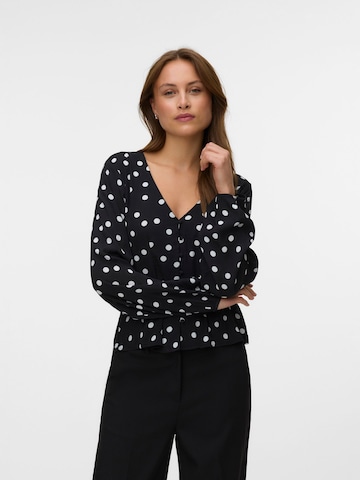 Chemisier 'VMElisa' VERO MODA en noir : devant