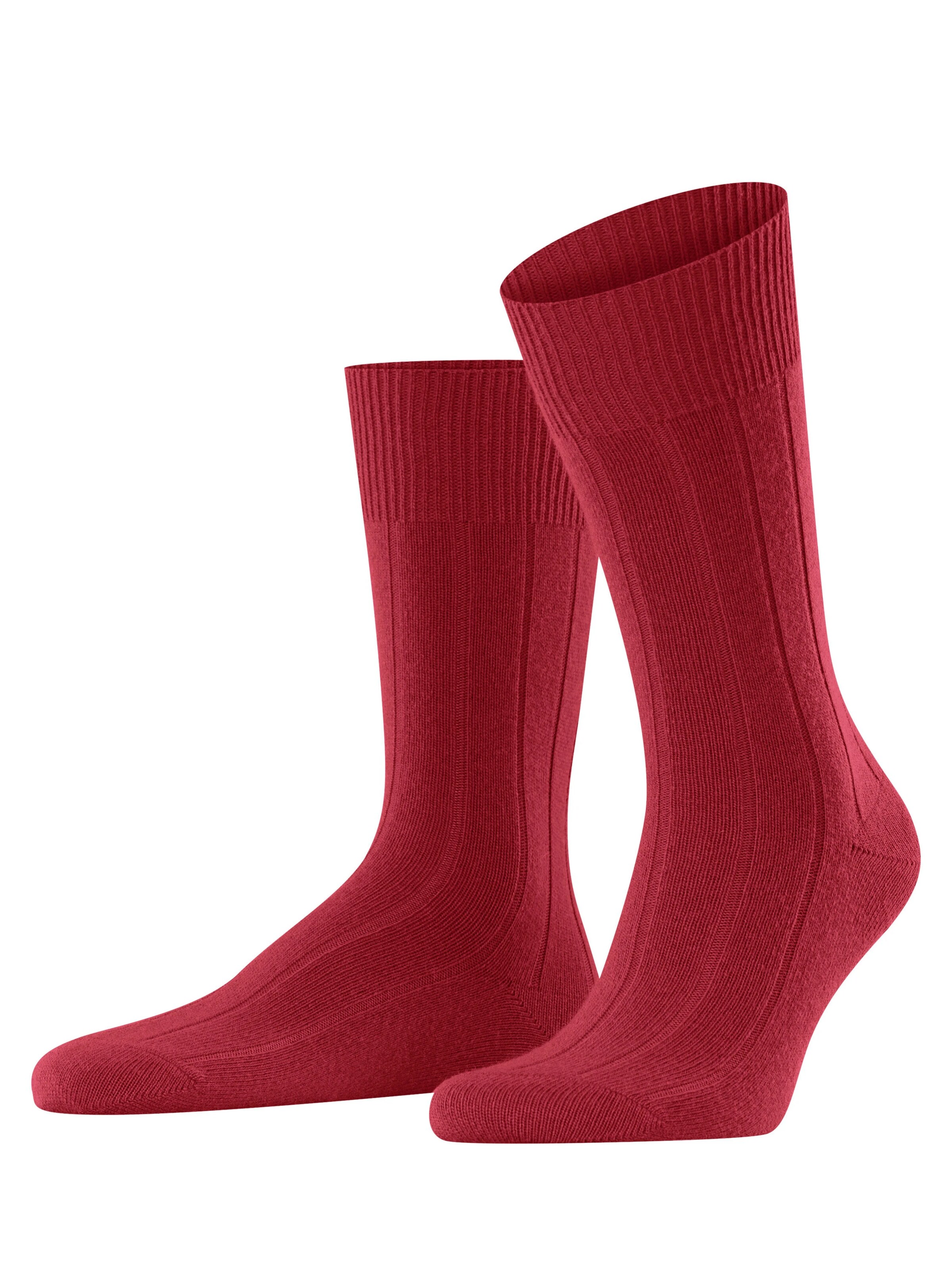 FALKE Socken 'Lhasa Rib'‌‌‌‌‌‌‌‌‌ in Rot: Vorderseite
