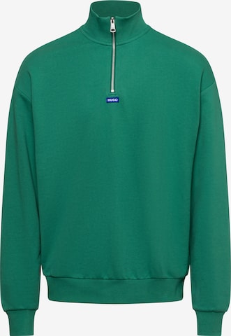 HUGO Sweatshirt 'Neeler' in Green: front