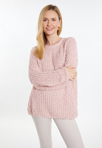 Pull-over 'Lynnea' usha WHITE LABEL en rose : devant