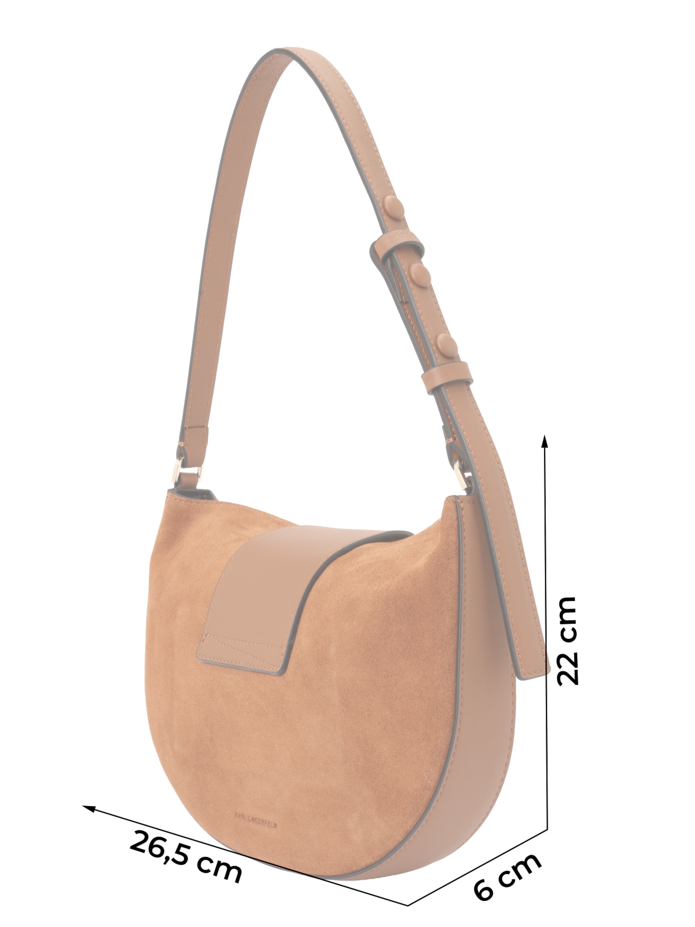 Karl Lagerfeld Наплечная сумка в Коричневый