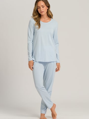 Hanro Pajama Shirt in Blue