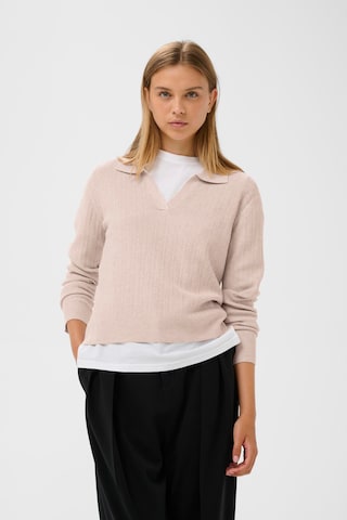 InWear Trui 'Yenah' in Beige: voorkant