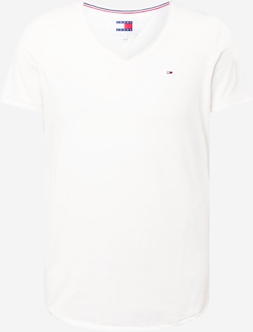 Tommy Jeans Regular Fit T-Shirt 'Jaspe' in Weiß: predná strana