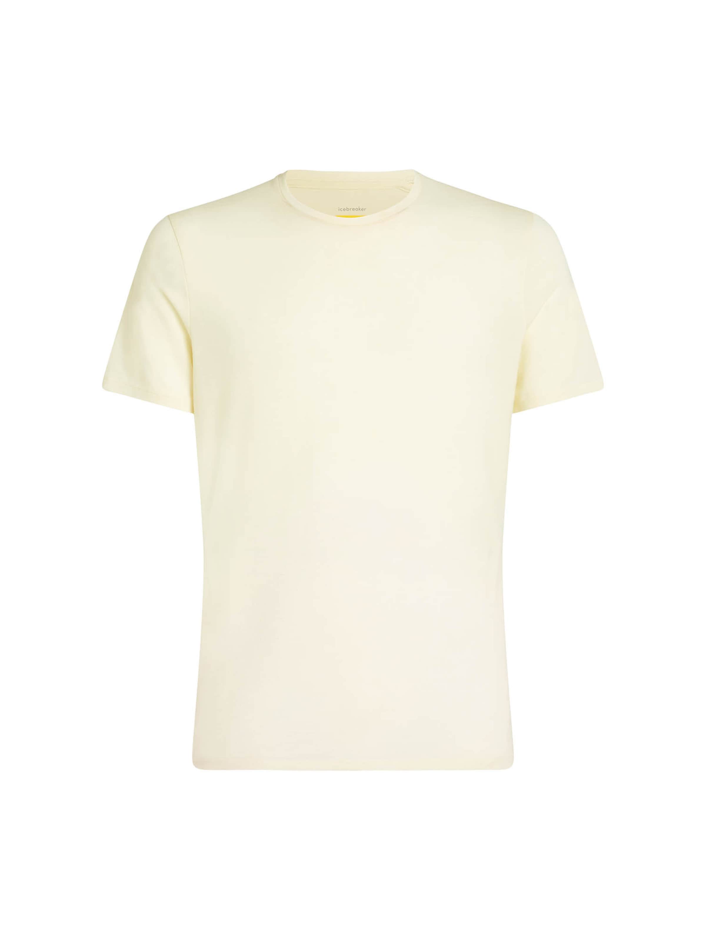 ICEBREAKER Λειτουργικό μπλουζάκι 'Anatomica' σε κίτρινο: μπροστά
